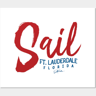 Sail Ft. Lauderdale, Florida Posters and Art